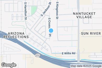 Map image of the property - 1271 S Crossbow Pl