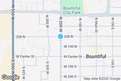 Map image of the property - 165 W 200 N
