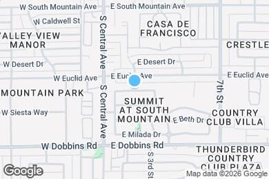 Map image of the property - 206 E Valley View Dr