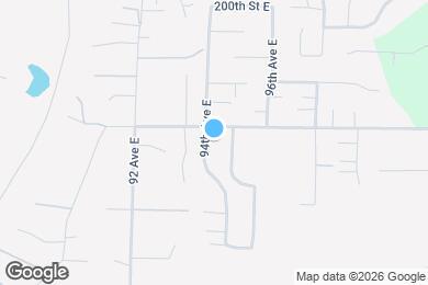 Map image of the property - 20401 94th Ave E
