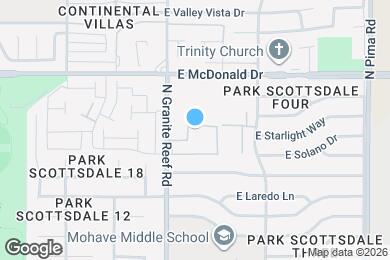 Map image of the property - 5877 N Granite Reef Rd