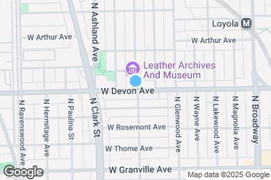 Map image of the property - 1500 W Devon Ave