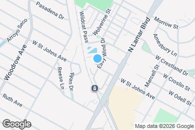 Map image of the property - 7400 N Lamar Blvd
