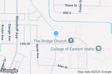 Map image of the property - 1115 Hoopes Ave