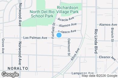 Map image of the property - 636-642 Las Palmas Ave