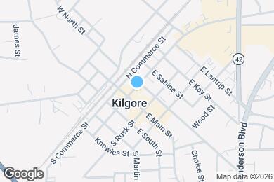 Map image of the property - 114 N Kilgore St