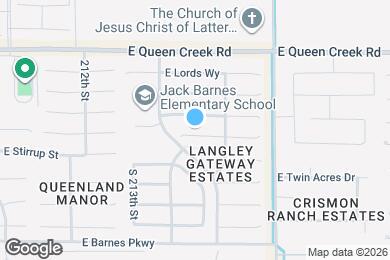 Map image of the property - 21442 E Saddle Ct