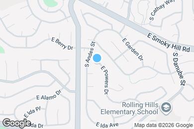 Map image of the property - 18630 E Powers Dr