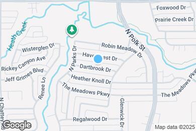Map image of the property - 701 Dartbrook Dr