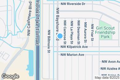 Map image of the property - 317 NW Bayshore Blvd