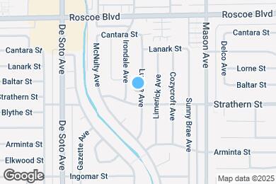 Map image of the property - 8017 Lurline Ave