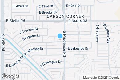 Map image of the property - 7463 E 45th St