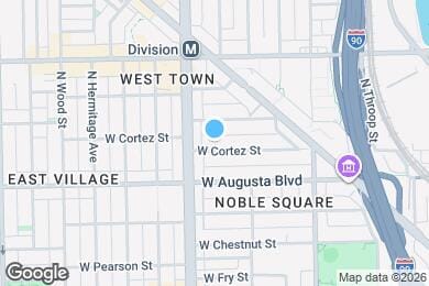 Map image of the property - 1534 W Cortez St