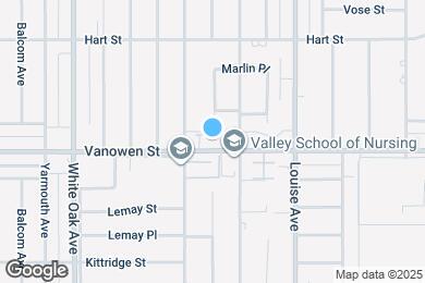 Map image of the property - 17433 Vanowen St