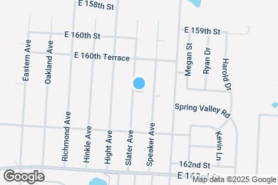 Map image of the property - 16101 Slater Ave