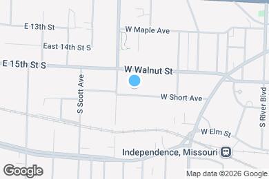 Map image of the property - 1602 W Short Ave