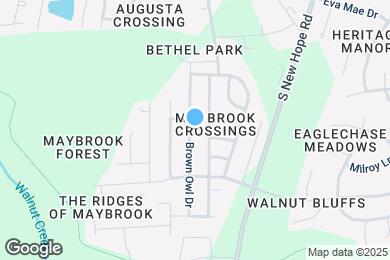 Map image of the property - 1613 Brown Owl Dr