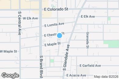 Map image of the property - 614 S Louise St