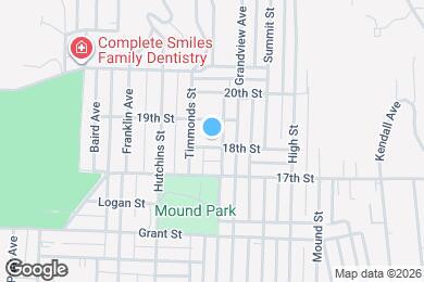 Map image of the property - 1921 18th St