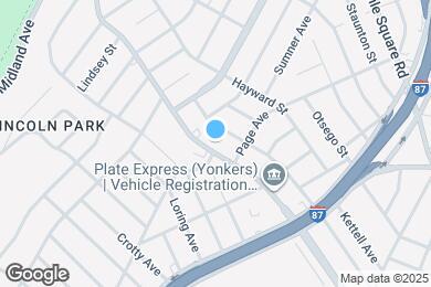 Map image of the property - 713 Yonkers Ave