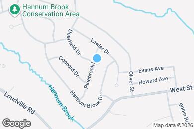 Map image of the property - 10 Pinebrook Dr