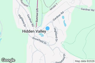 Map image of the property - Hidden Valley Villa