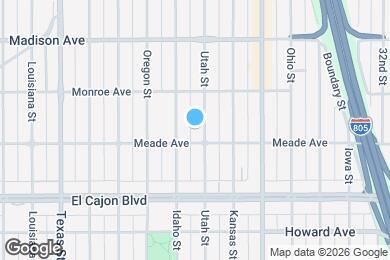 Map image of the property - 4424 Utah St