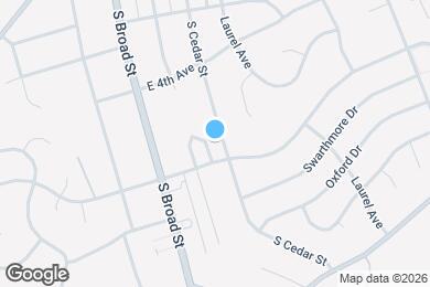 Map image of the property - 684 S Cedar St