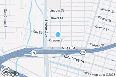 Map image of the property - 28 Oregon St