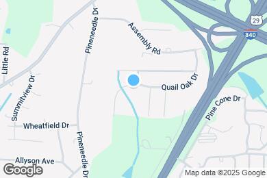 Map image of the property - 2718 Quail Oaks Dr
