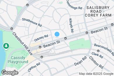 Map image of the property - 1862 Beacon St