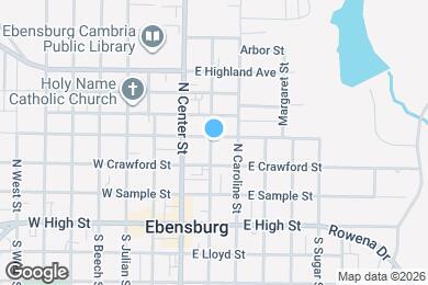 Map image of the property - 202 E Horner St