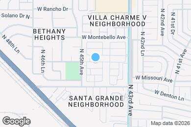 Map image of the property - 4400 W Missouri Ave