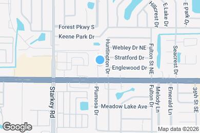 Map image of the property - 2750 E Bay Dr