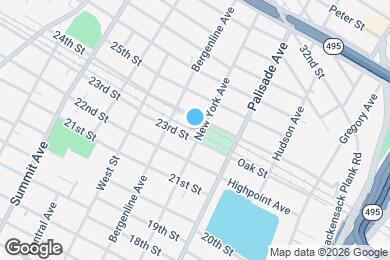 Map image of the property - 2307 New York Ave