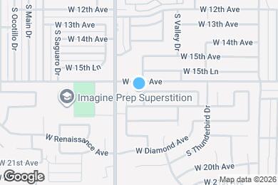 Map image of the property - 1660 S Silver Dr