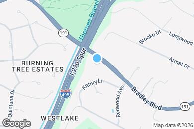 Map image of the property - 7320 Bradley Blvd