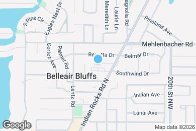 Map image of the property - 610 Indian Rocks Rd N