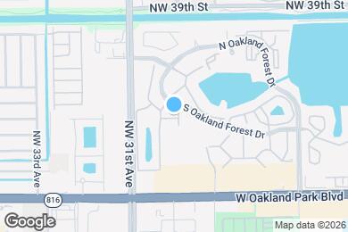 Map image of the property - 3054 S Oakland Forest Dr