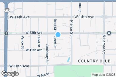 Map image of the property - 1284 Reed St