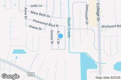 Map image of the property - 1693 Susan Dr