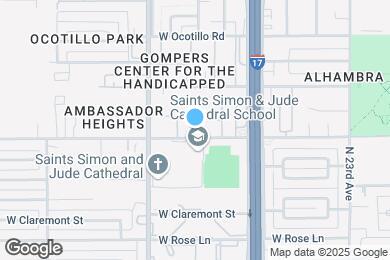 Map image of the property - Casa Maribela Apartments