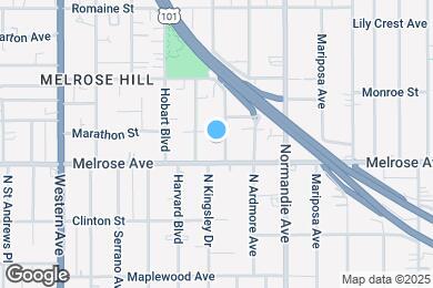 Map image of the property - 719 N Kingsley Dr