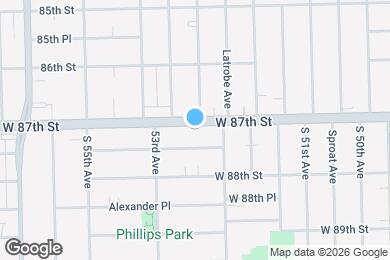 Map image of the property - 5221 W 87th St