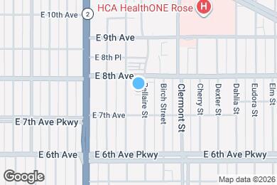 Map image of the property - 753 Bellaire St