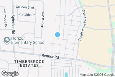 Map image of the property - 1699 Ridgebury Dr