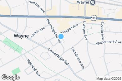 Map image of the property - 205 Bloomingdale Ave
