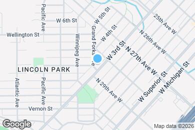 Map image of the property - 2815 W 3rd St