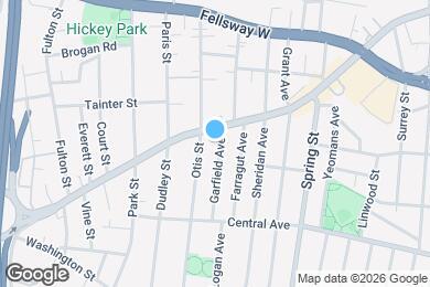 Map image of the property - 52 Garfield Ave