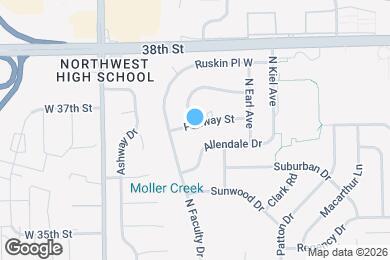 Map image of the property - 6039 Penway St